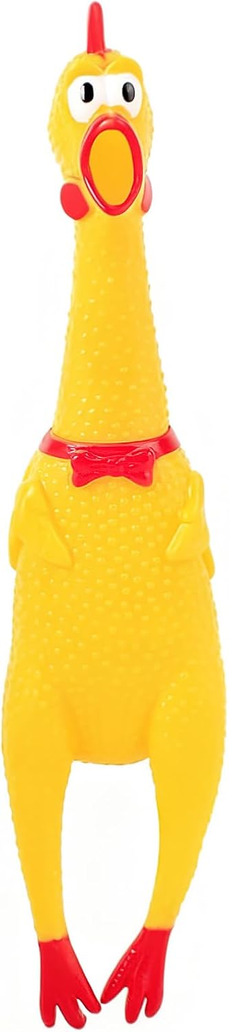Screaming Chicken Toy – Squeaky Prank & Gag Gift