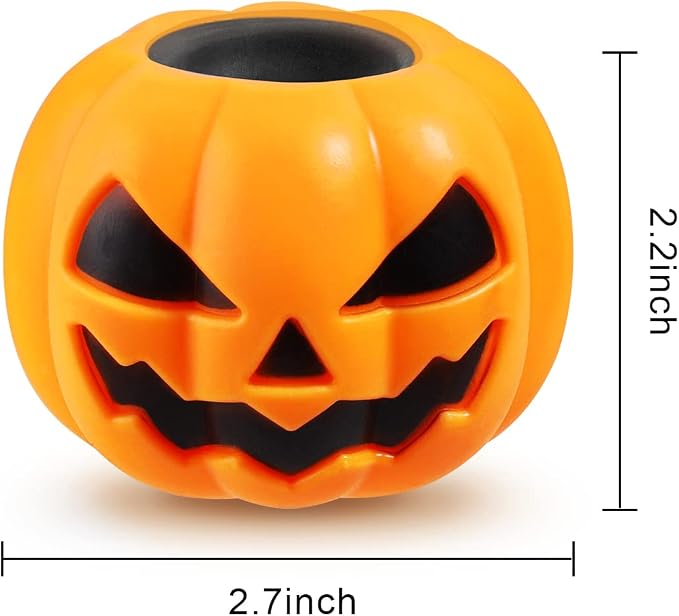 12 PCS Halloween Pumpkin Squishy Toys – Trick or Treat Favors