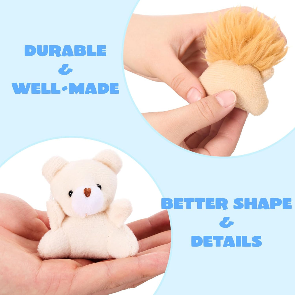 Mini Animal Plush Toys – 24 Pc Small Stuffed Animal Set