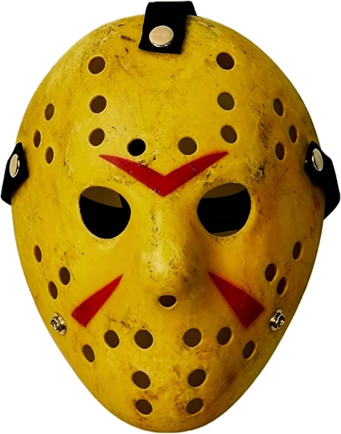 Halloween Hockey Mask – Adult Horror Cosplay Costume Prop