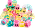 60 Pcs Mini Spring Toys, Rainbow Fidget Party Favors