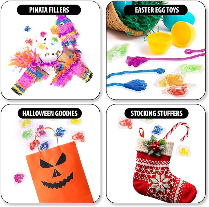 Sticky Hands for Kids – 350 Pc Stretchy Party Favors