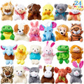 Mini Animal Plush Toys – 24 Pc Small Stuffed Animal Set