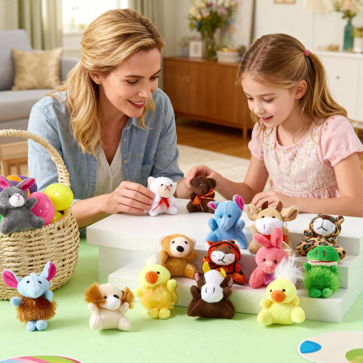 Mini Animal Plush Toys – 24 Pc Small Stuffed Animal Set