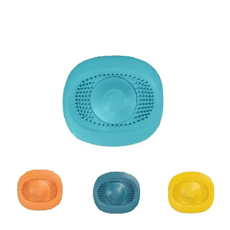 Upgrade Silicone Sink Strainer Anti-Blocking Bathroom Floor Drain Hair Catcher Shower Filter Drain Cover Stopper for Kitchen Bathtub