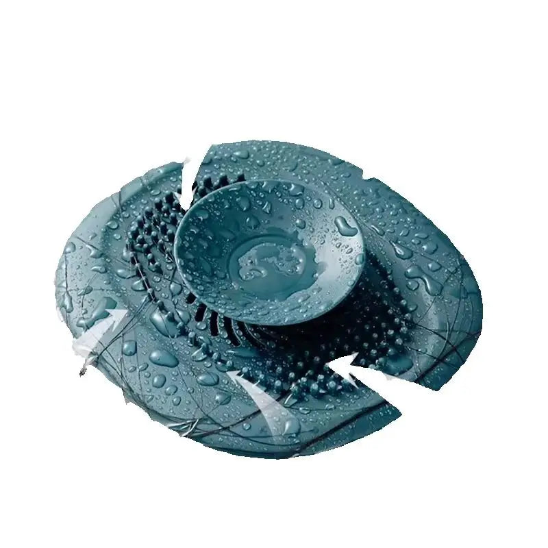 Upgrade Silicone Sink Strainer Anti-Blocking Bathroom Floor Drain Hair Catcher Shower Filter Drain Cover Stopper for Kitchen Bathtub