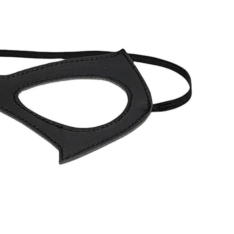 Cat Mask Adjustable Leather Cosplay Halloween Costume