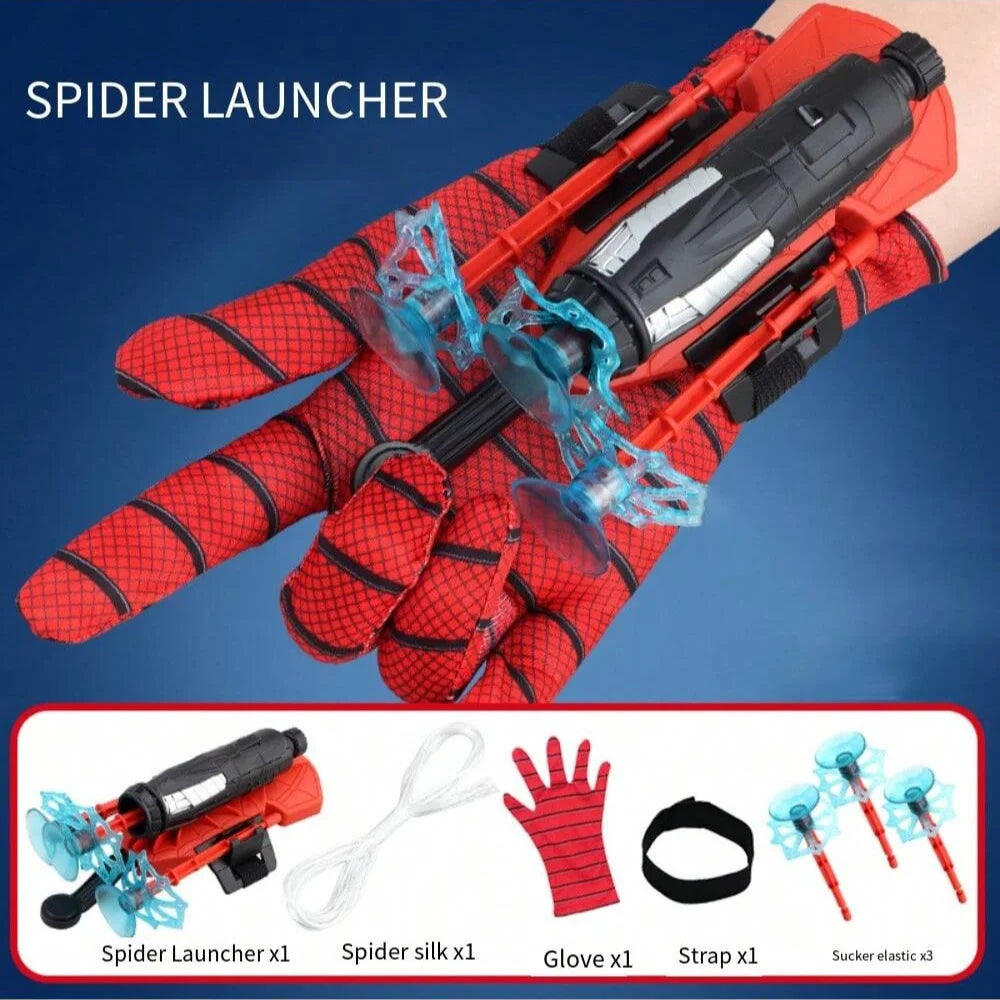 Spider Web Launcher Gloves – Interactive Roleplay Toy for Kids & Adults