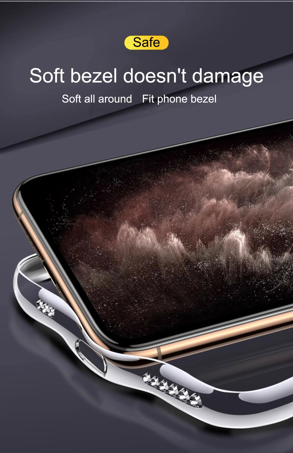 Ultra Thin Clear TPU Phone Case with Shockproof Protection