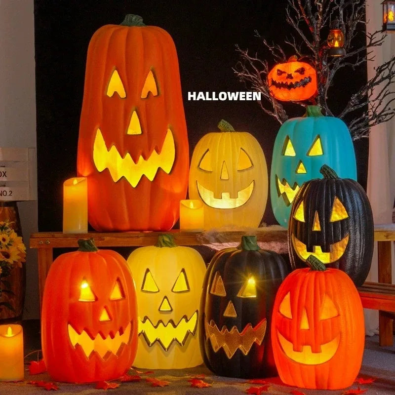 Halloween Pumpkin Lantern Plastic Halloween Decoration