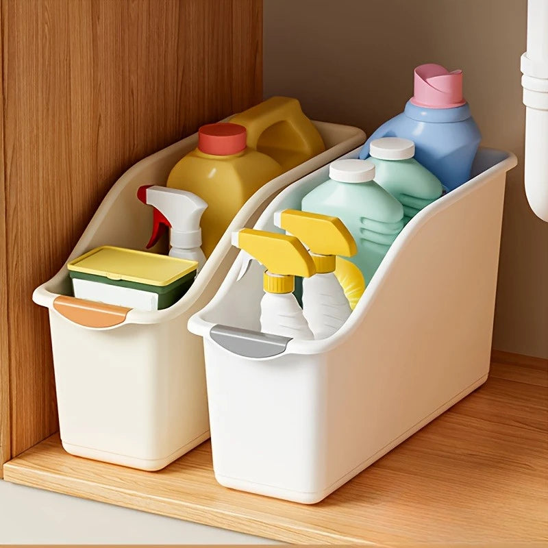 Stackable Plastic Storage Box Set for Space-Saving Organization