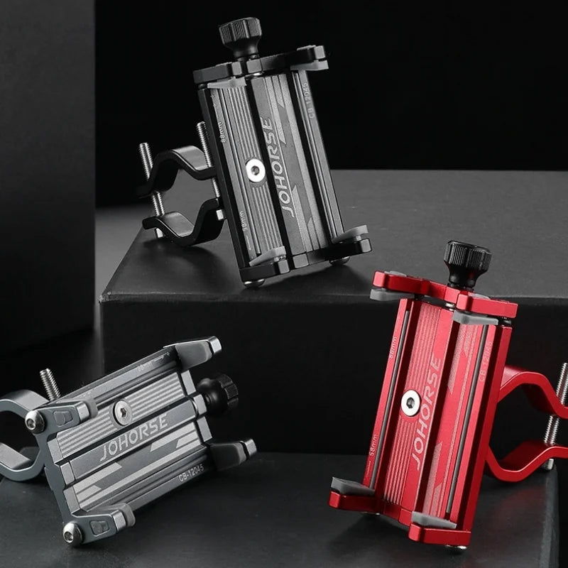 New Electric Bicycle Phone Holder Aluminum Alloy Four Claw Holder Mountain Road Bike Riding Phone Holder