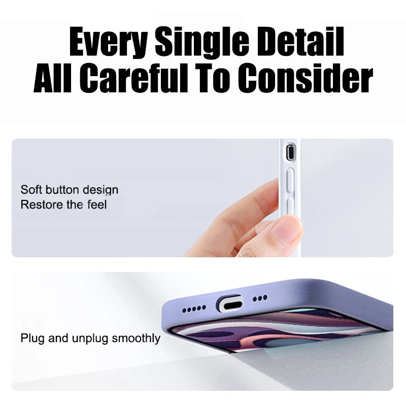 Liquid Silicone Phone Case with Matte Protective Finish