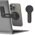 Magnetic Laptop Phone Holder, Slim Foldable Monitor Mount