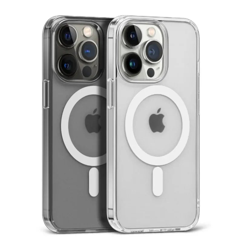 Magnetic Clear Phone Case with Transparent Design