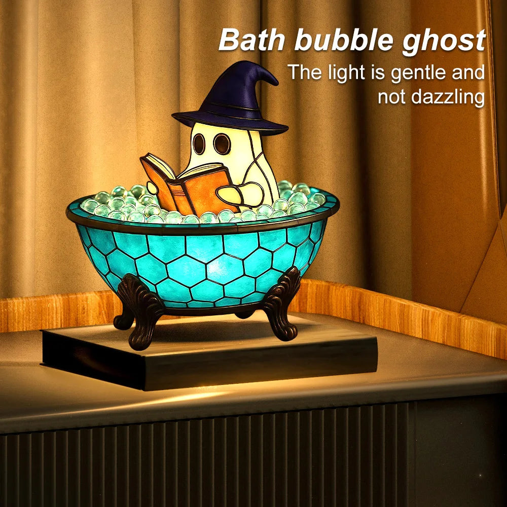 Halloween Ghost Table Lamp – Reading Night Light Decor