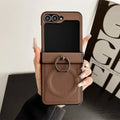 Magnetic Wireless Charging Leather Phone Case