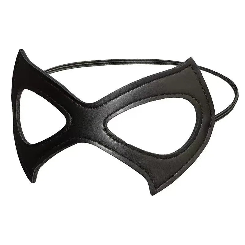 Cat Mask Adjustable Leather Cosplay Halloween Costume