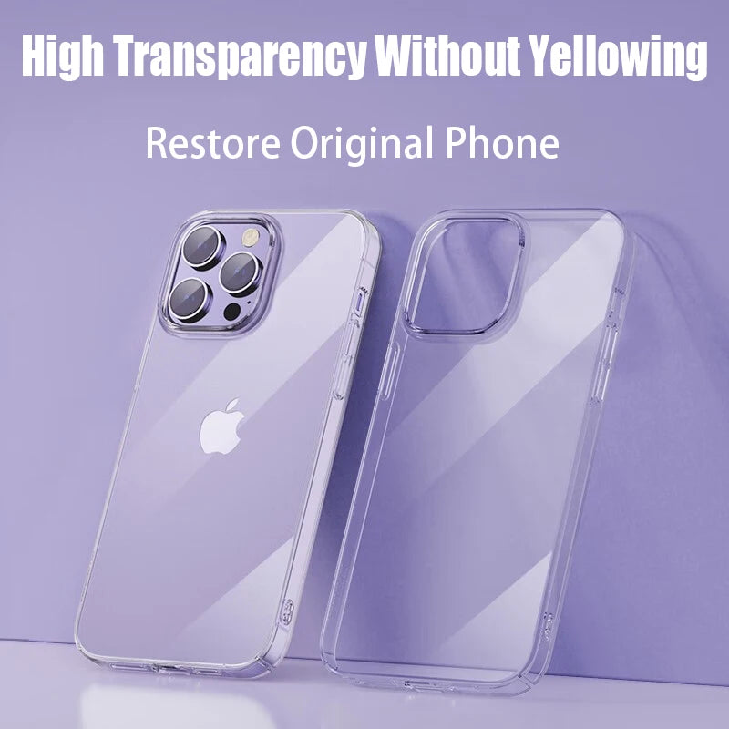 Clear Phone Case Transparent Slim Protective Cover