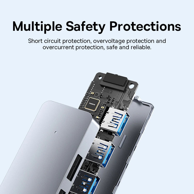 4-Port USB 3.0 Hub for Laptop, PC and Computer Accessories