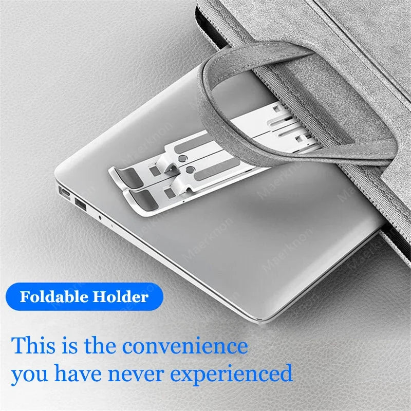 Portable ABS Foldable Laptop Stand Adjustable Notebook Bracket Desktop Support Base Holder For Macbook Air Pro Laptop Accessorie