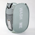 Wide Opening Portable Mesh Pop up Laundry Hamper - Breathable Collapsible Space-Saving Laundry Basket for Dorm Travel Bathroom