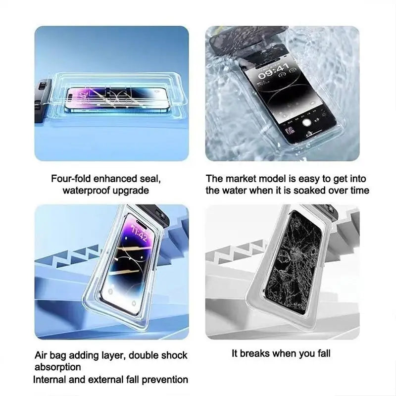 Universal Waterproof Phone Pouch with Lanyard