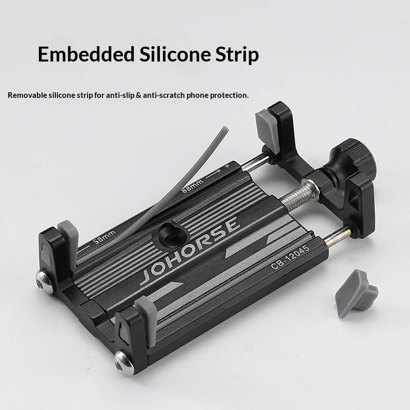 New Electric Bicycle Phone Holder Aluminum Alloy Four Claw Holder Mountain Road Bike Riding Phone Holder