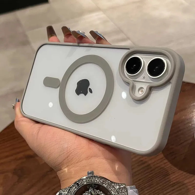 Magnetic Clear Phone Case for Wireless Charging