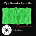 Glow in the Dark Spider Web – Stretch Halloween Decoration