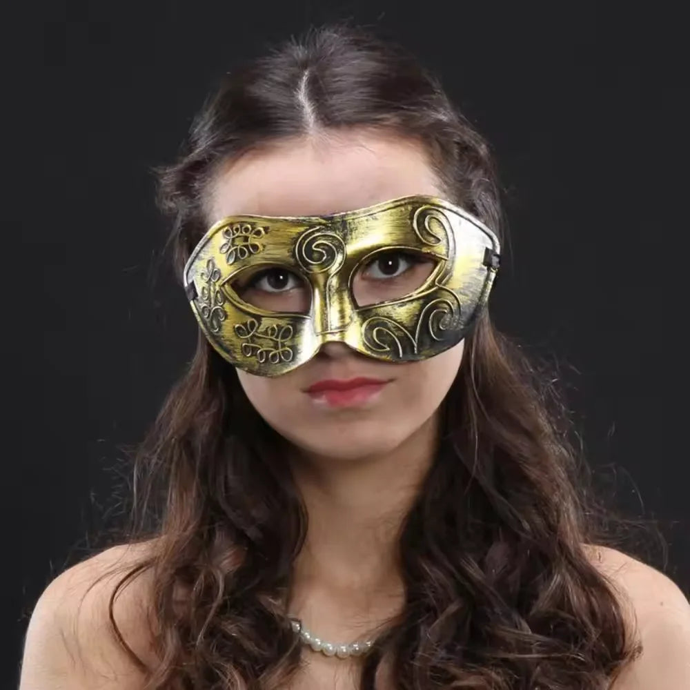 Venetian Masquerade Mask – Antique Silver & Gold Party Style