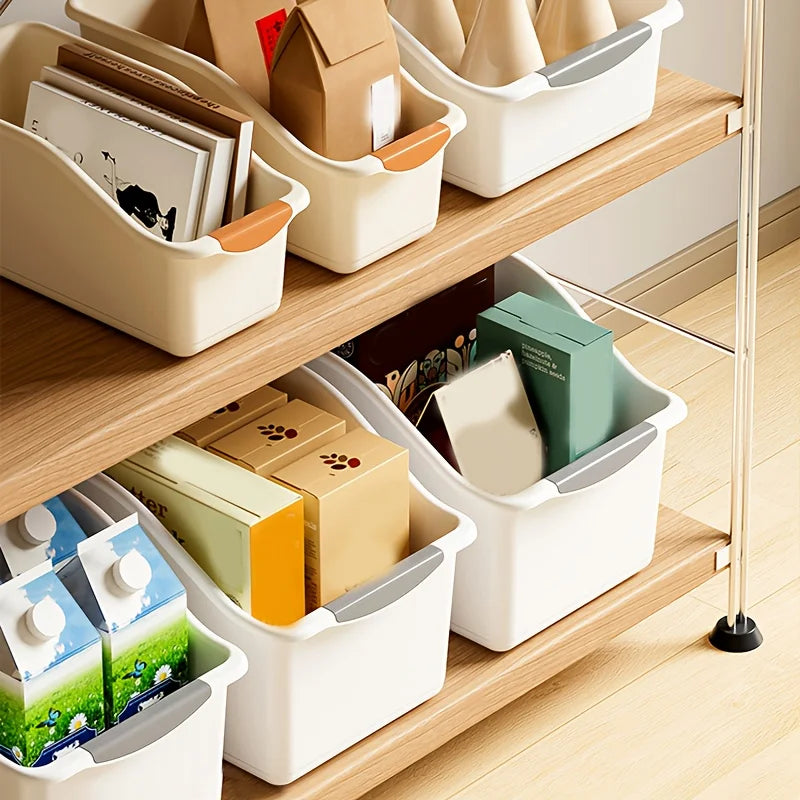 Stackable Plastic Storage Box Set for Space-Saving Organization