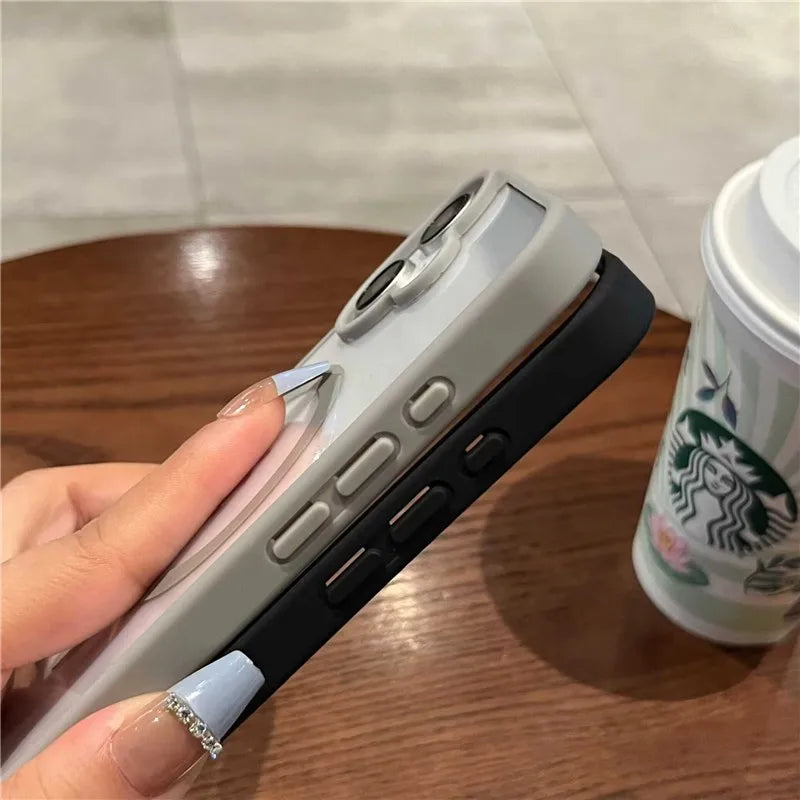 Magnetic Clear Phone Case for Wireless Charging