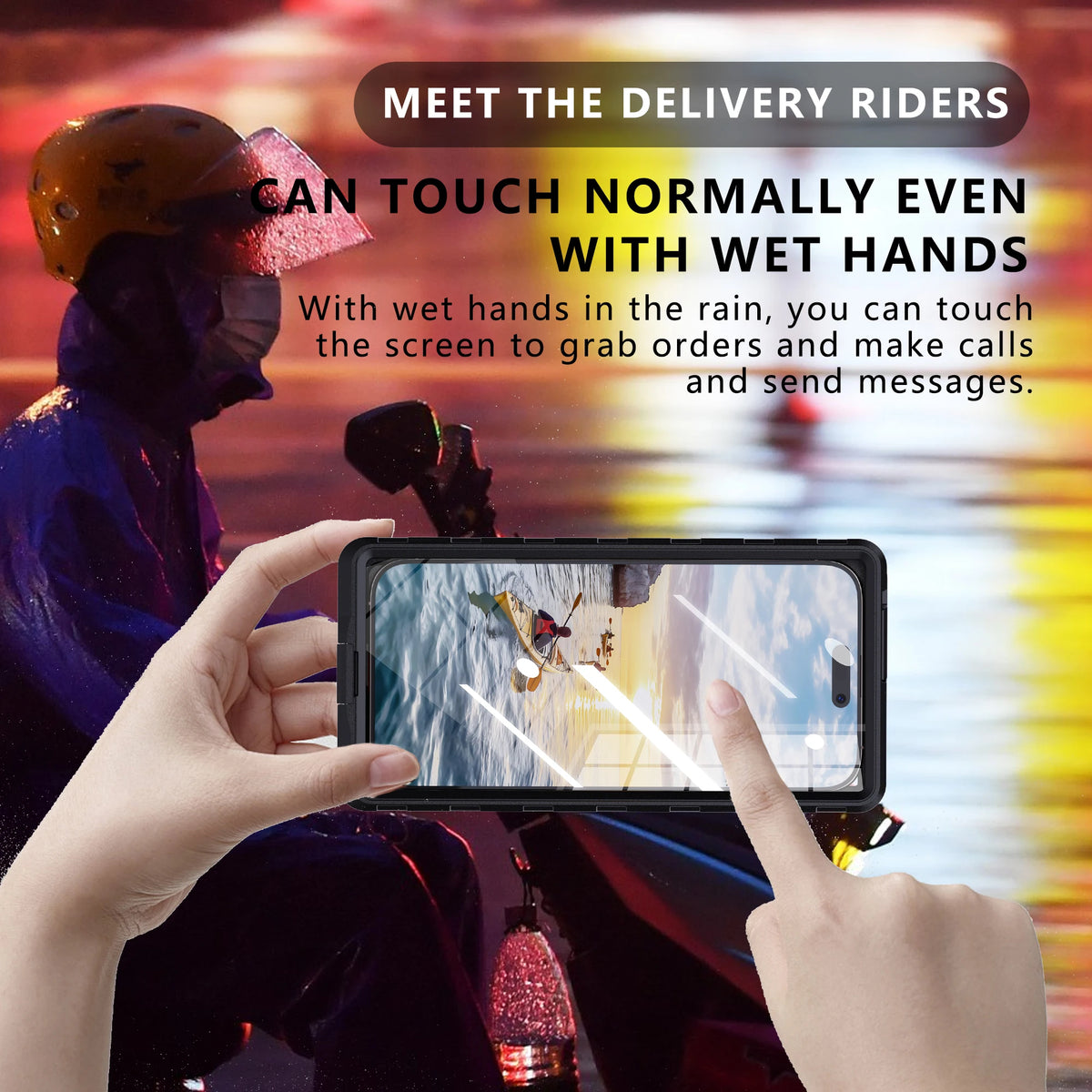 Universal Waterproof Phone Case for 6.9-Inch Devices