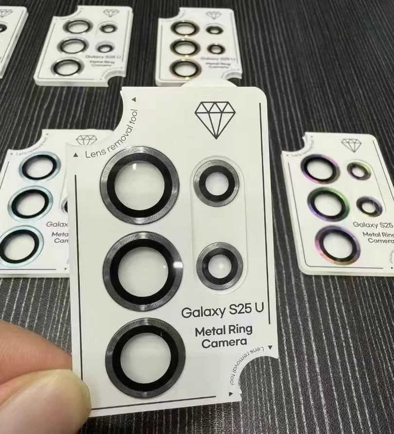 Camera Metal Lens Ring Glass Case For Samsung Galaxy S26 S23 Ultra S24 Plus S25 Ultra Camera Lens Screen Protector Lens Cover