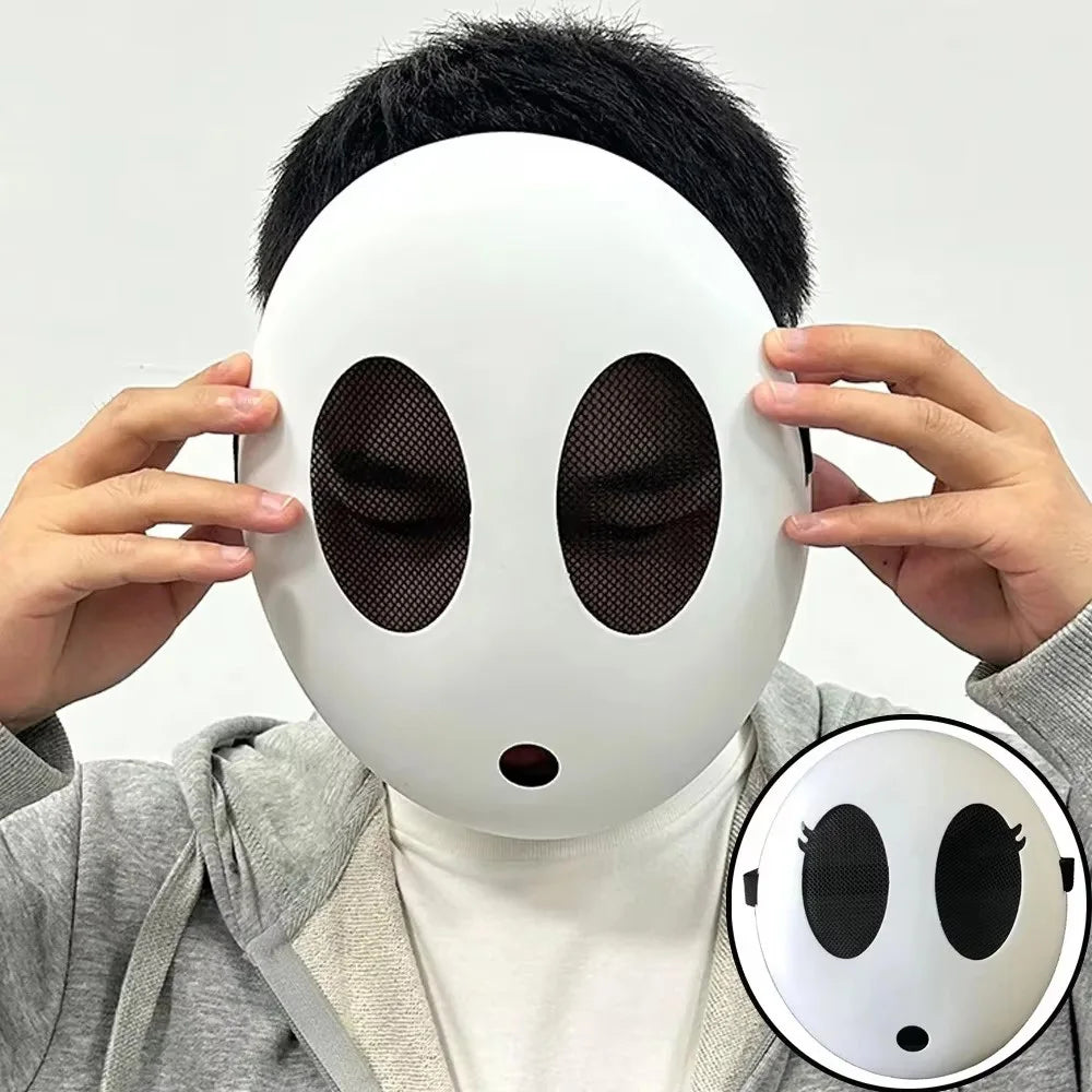 Shy Guy Cosplay Mask – Funny PVC Halloween Costume