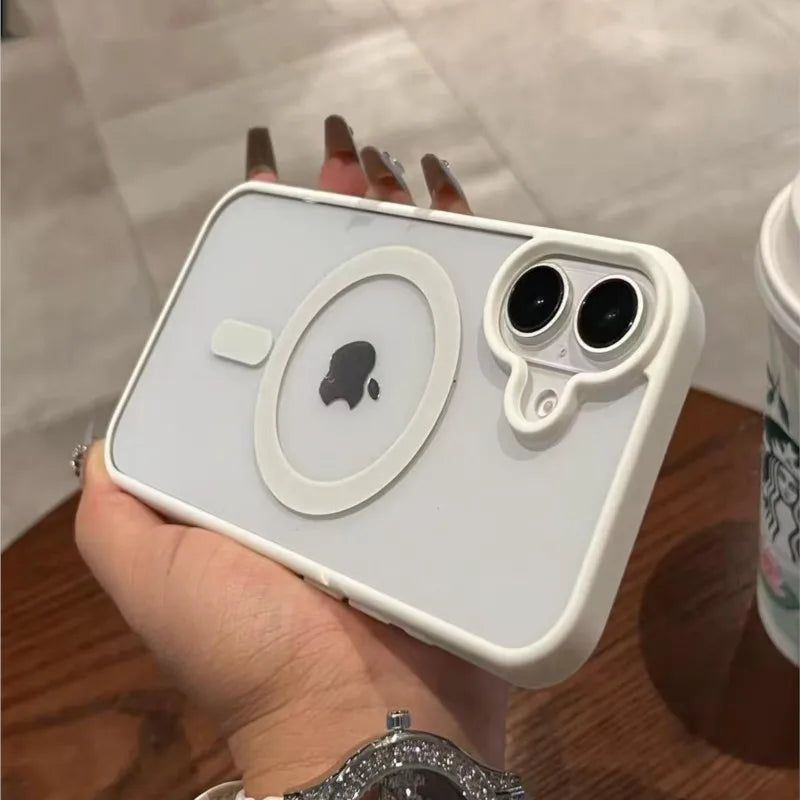 Magnetic Clear Phone Case for Wireless Charging