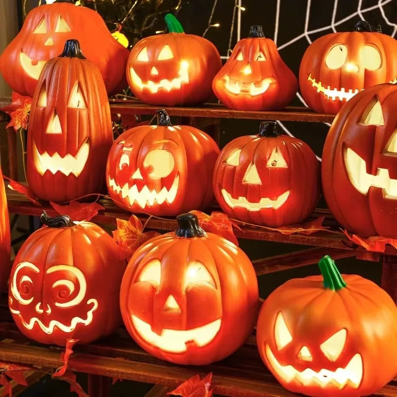 Halloween Pumpkin Lantern Plastic Halloween Decoration