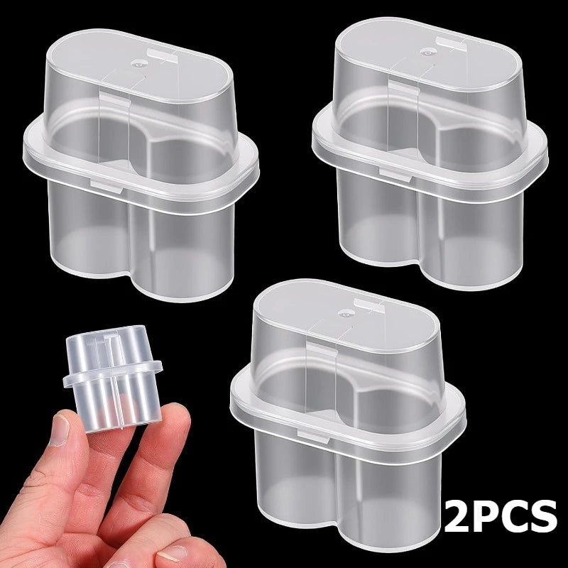 Peptide Storage Box 2-Slot Penicillin Bottle Case for Fridge Organizer Portable 3ml Glass Vials Microtube Secure Holder Boxes