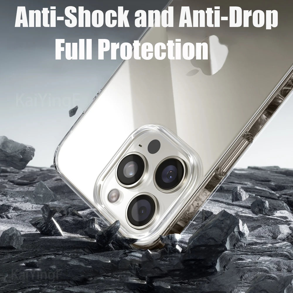 Clear Silicone Phone Case Transparent Anti-Scratch Cover
