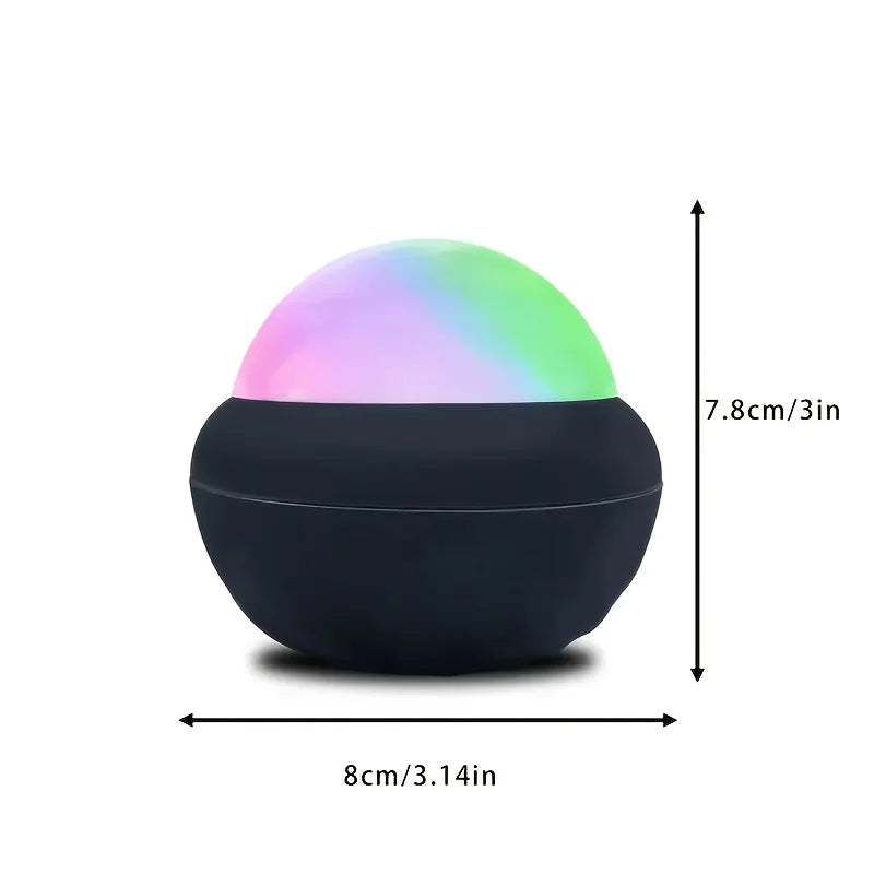 Northern Light Projector RGB Atmosphere Night Lights Remote Control USB Aurora Projection Lamp 360° Rotate for Home Party Decor