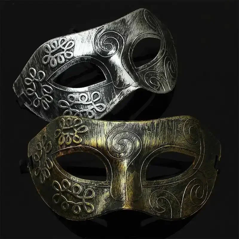 Venetian Masquerade Mask – Antique Silver & Gold Party Style