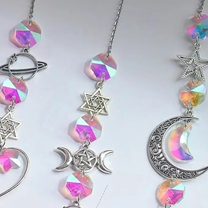 Crystal Wind Chime – Rainbow Suncatcher Hanging Home Decor
