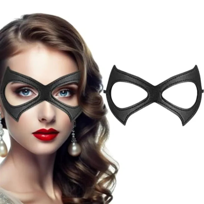 Cat Mask Adjustable Leather Cosplay Halloween Costume