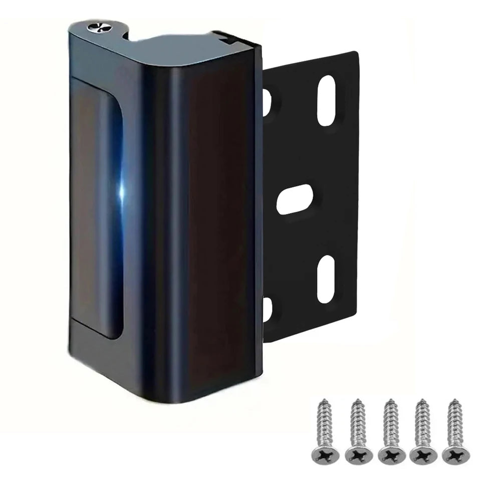 New Home Security Door Lock Aluminum Alloy Anti-theft Door Lock Childproof Door Reinforcement Lock with 3 Inch Stop
