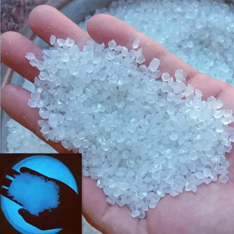 Glow in the Dark Pebbles – 1000pcs Garden & Aquarium Decor