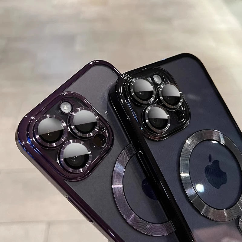 Magnetic Clear Phone Case for Wireless Charging