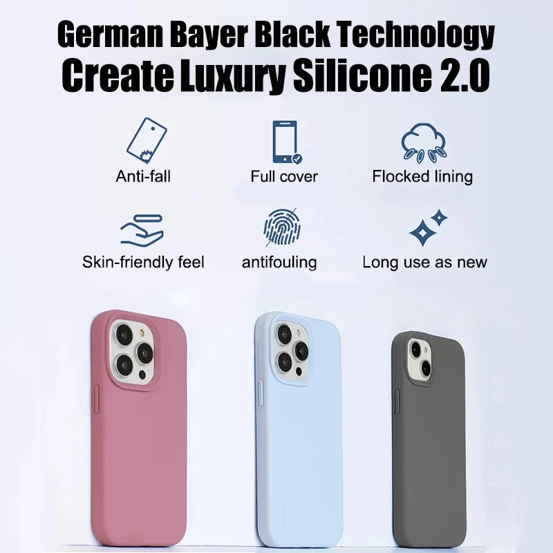 Liquid Silicone Phone Case with Matte Protective Finish
