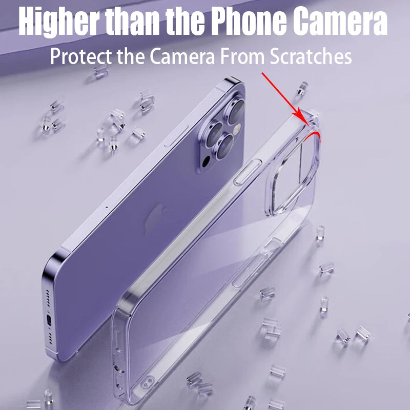 Clear Phone Case Transparent Slim Protective Cover