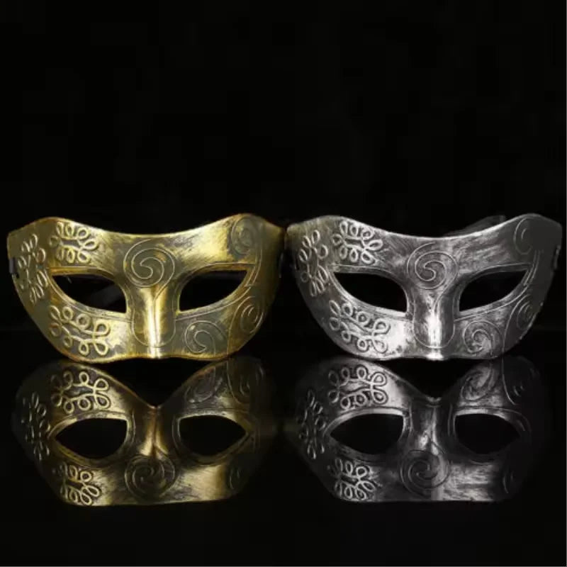 Venetian Masquerade Mask – Antique Silver & Gold Party Style